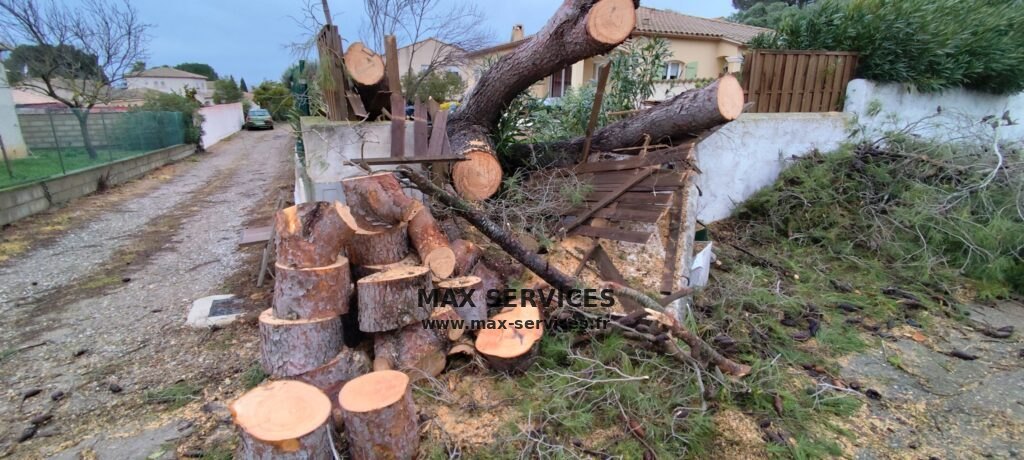 Intervention suite à la tempête Nils