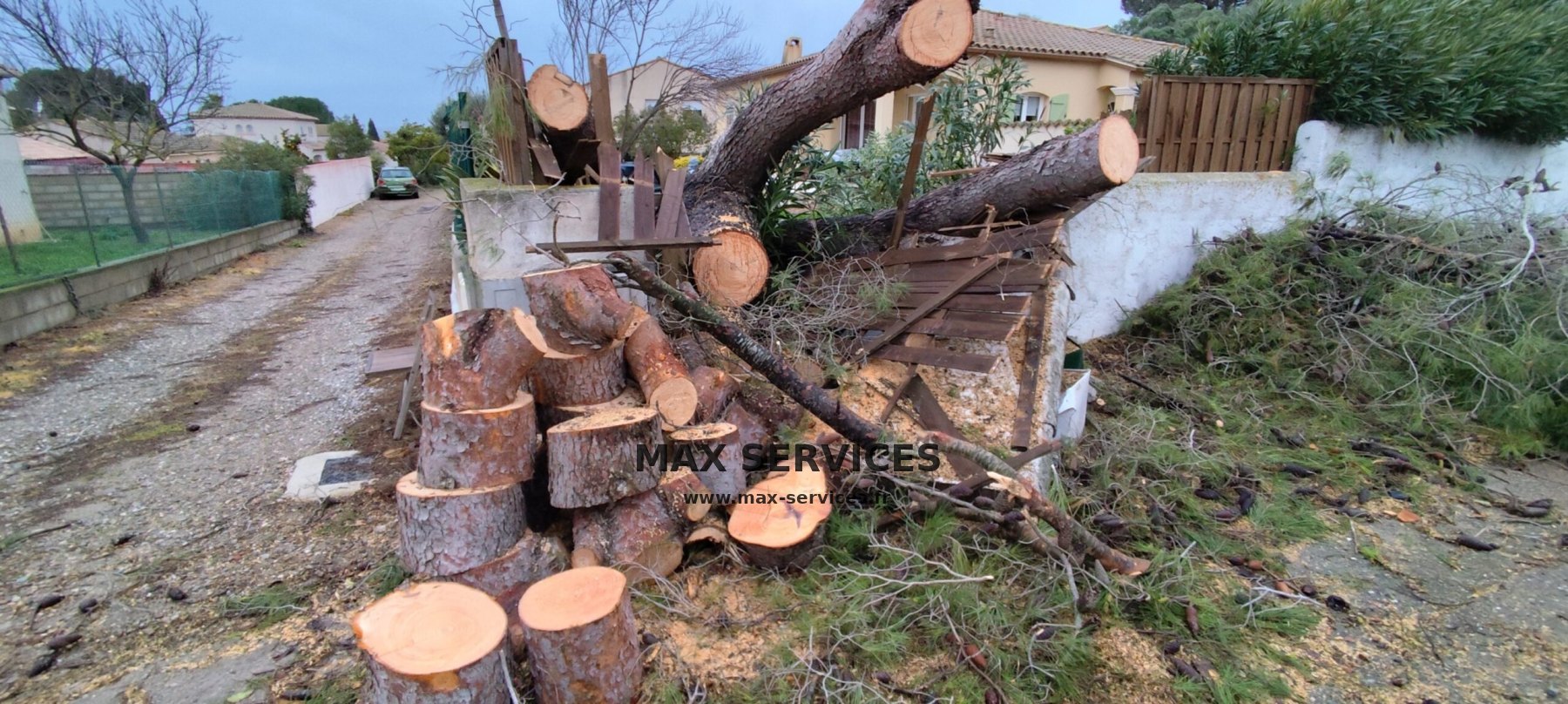 Intervention suite à la tempête Nils