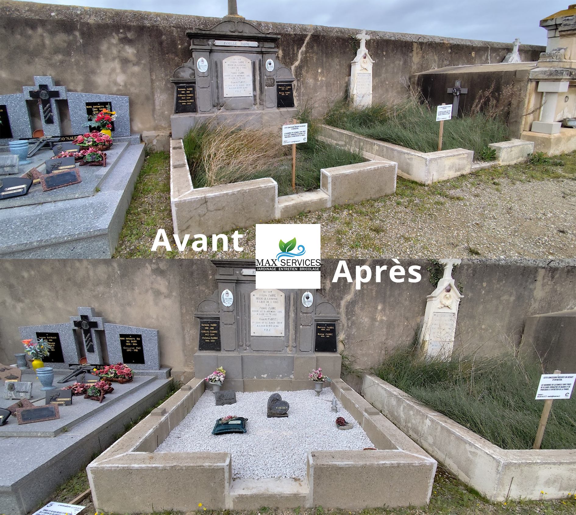 Entretien sépulture