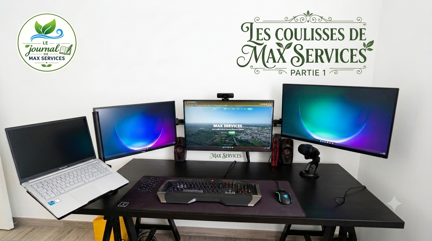 Photo du Journal de Max Services : 📖 Les coulisses de Max Services - Partie 1 : Au bureau