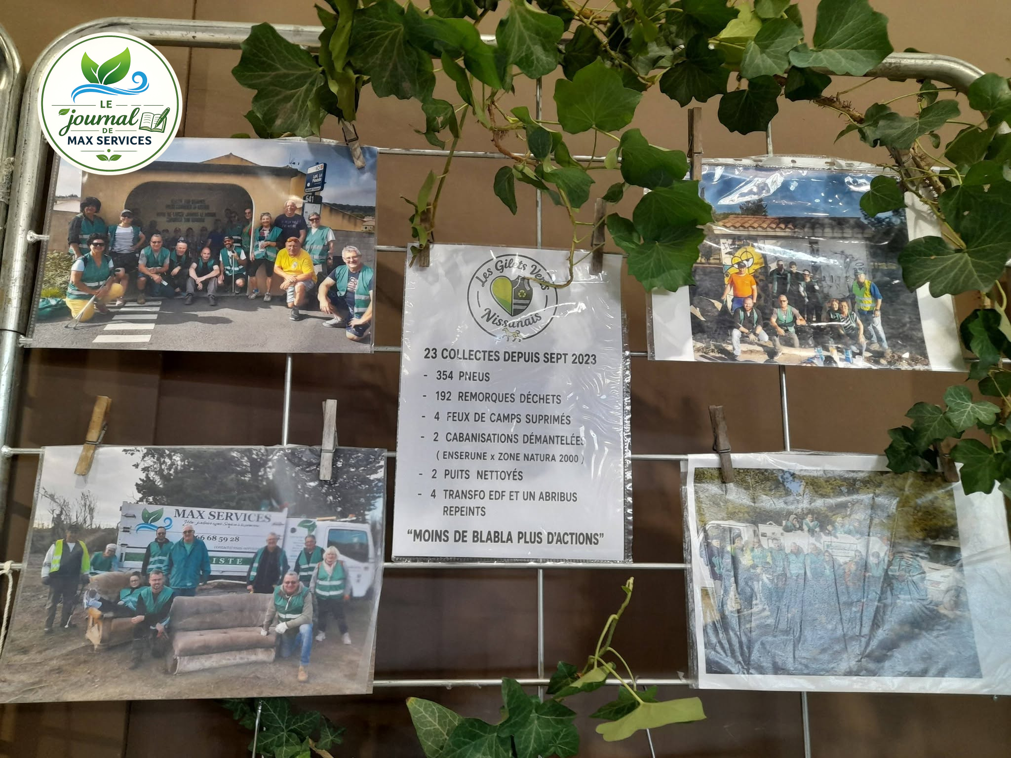 Photo du Journal de Max Services : Les Gilets Verts Nissanais : engagé à leurs côtés depuis mai 2024 💚