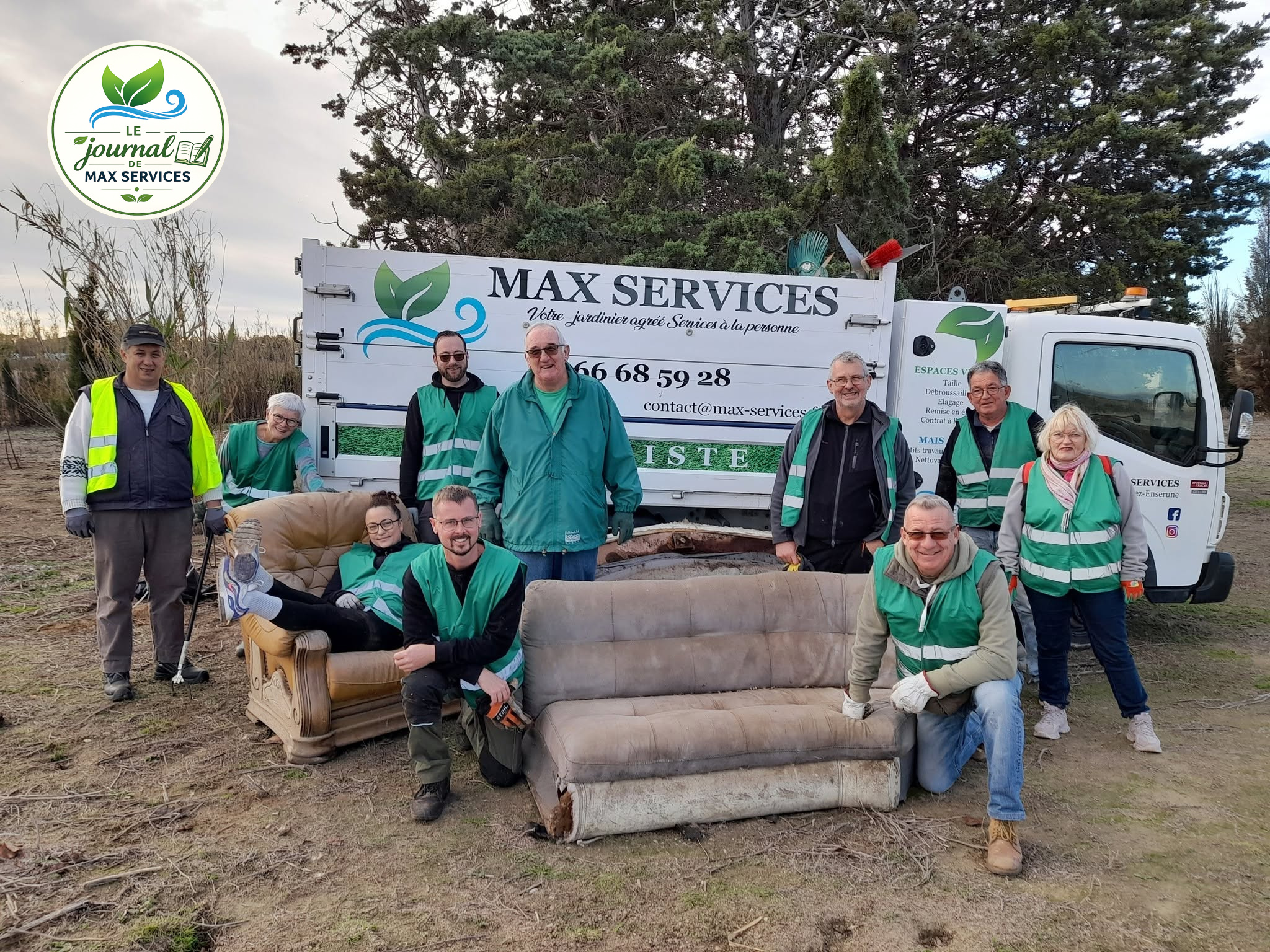 Photo du Journal de Max Services : Les Gilets Verts Nissanais : engagé à leurs côtés depuis mai 2024 💚